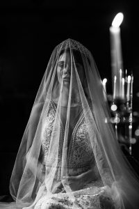 Veiled Woman in White